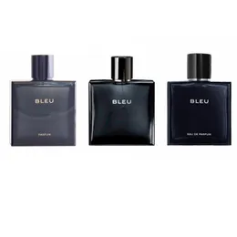 Luxury Designer Incense Man Perfume Bleu Male 100ml Lasting Men Deodorant Fast Shipping Cologne for Men Spary