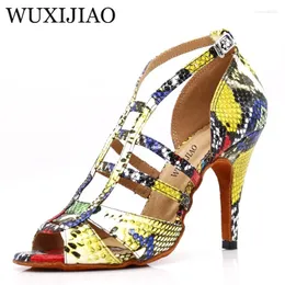 Sapatos de dança Wuxijiao Ballroom Mulheres Zapatos de Mujer Latin Salsa Chaussure femme