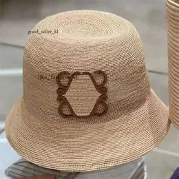 Lowve Bucket Hat Ball Caps Straw Lowew 버킷 모자 디자이너 여성용 Mens Mens Beach-Hat Lowve Tank Top Lowe Bucket Hat 849를위한 Raffia Bonnets