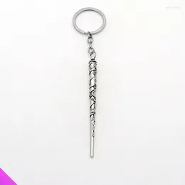 Keychains Magic Wand Pendant Keychain ryggsäck Buckle Men and Women Daily Necessities Gift Alloy Type 3 Style 2024