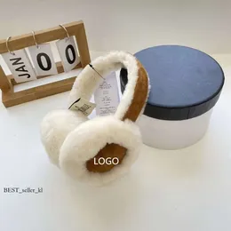 Uggg Slipper Sear Muff Muff Designer меховой шерсти Uggg Ушная муфта металлическая пряжка Универсальная ушная крышка зимнее уш