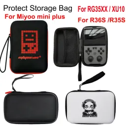 Casos de proteção adequados para o Miyoo Mini Plus para Anbernic RG35XX XU10 R36S R35S Handheld Console