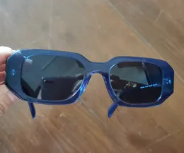 Kvinnor solglasögon blå ram blå rök kvadrat sommar nyanser sunnies lunetter de soleil uv400 glasögon