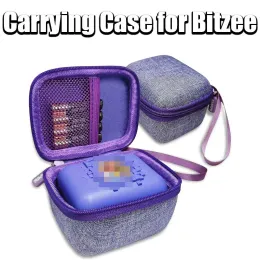 Casos estojo de transporte roxo para bitzee interativo Toy Digital Pet Protective Storage Bag Solter para Bitzee Electronic Pet