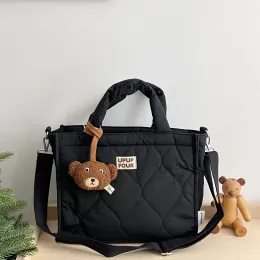 Sacchetti di grande capacità tote borse mamme camino per bambino passeggino sacchetti pannolino borse da stoccaggio multifunzionale per la borsa da donna nuova