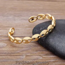 Braggango a forma del naso per maiale in oro di alta qualità per donne braccialetti punk braccialetti di lusso nuovo gioielli di compleanno della festa femme q0717