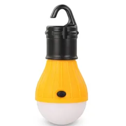2024 4 Färger Portable Hanging Tält Lamp Emergency LED -glödlampa Lätt camping Lantern för bergsbestigningsaktiviteter Backpackning utomhus säker,