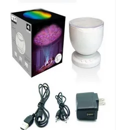 Indoor Bunte LED Night Lights Projektor Ozean Daren Wellen Aurora Master Projektion USB Light Lampe mit Lautsprecher Neuheit Licht 9555109