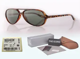 مصمم العلامة التجارية الجديد الكلاسيكية نظارة شمسية للرجال نساء اللوح الإطار المعدني المفصلات الزجاجية العدسة الرجعية مع الحالات وعلمها 6509626