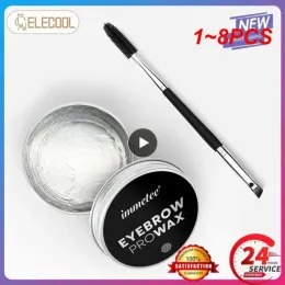 Förbättrare 1 ~ 8st Feathery Eyebrow Styling Gel Brows Wax Sculpt Soap Waterproof Longlasting Wild Brow Styling Lätt att bära Makeup Eyebrow