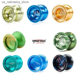 YOYO Originale Magicyoyo in lega di alluminio Boys Yoyo Classic Toy for Children T5 Sapphire Blue Professional Metal Yoyo Q240418