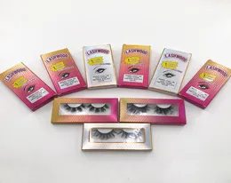 FDSHOUNE FRUNT LASHWOOD EYELASH BOX مع صينية 2020 جديدة لورق ناعم لتغليف 25 ملم مينك العين الرموش 8830487