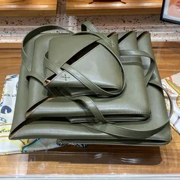 Toptan ve Perakende Kova Çantası Crossbody Yeni Kat Deforme Olabilir Katlanır Geometri Tote Çanta Kahverengi Bir Omuz Omuz Eğik Straddle Handheld Yüksek Kapasiteli Kadınlar