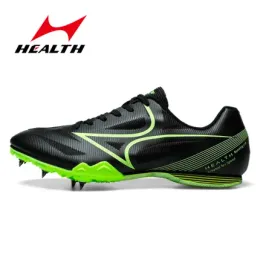 Slippers Health Middle curta distância Spike Running Shoes Running Student Track e campo Competição Profissional Sprint Long Jump Nail Shoes