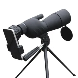 2575x60 HD Spotting Scope Мощный монокулярный цифровой телескоп BAK4 PRISM Водонепроницаемый для наблюдения за птицами стрельбы по цене.