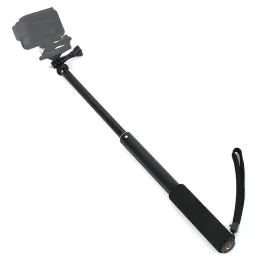 Monopods 29 '' GoPro Kahraman için Selfie Stick Alüminyum Monopod 10 8 7 6 5 SJCAM SJ8 YI 4K EKEN H9 OSMO Eylem Kamera aksesuarı