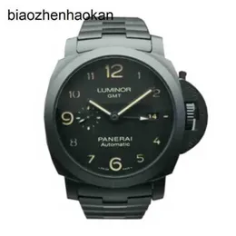 Palerai Luminor Watch Peinahai Series Black Ceramic Automatic Mechanical 01438 44mm Mens 5dlx
