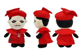 Nowy 25 -cm kardynał Copia Plush Doll Ghost Red Singer Fluffed Boy Girl Baby Toy Prezent urodzin