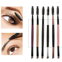 Makeup Brushes 1st Double Head Cosmatic Brush Eyelash Eyebrow Eyeliner Mascara Spiral Wands Applicator Eye Lashes Tools Tools