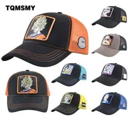 TQMSMY CARTOON ANIME BALL BALL CAPS Мужчины Женщины Snapback Hip Hop Cap Summer Hatelect Stesh Hat Hat Dad Hats A701853474781233331