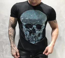 Plein Bear T-Shirt PP Mens Designer T-Shirts Marke Kleidung Herren Rhein Grafik T-Shirt Schädel gedruckt Bling Klassisches Hip Hop Casual Top Tees 1165595947