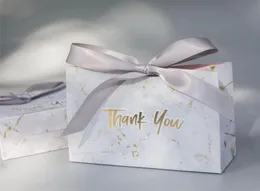 Gift Wrap 20100pcs Marble Thank You Box Birthday Candy Wedding Gifts For Guests Party Favors Baby Shower Bridesmaid259z4544697