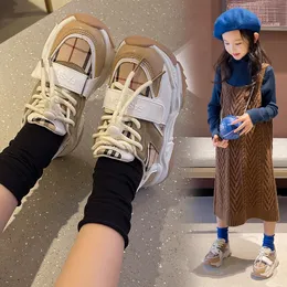 Bahar Ekose Bebek Ayakkabı Boy Konforlu Yumuşak Sole Kids Spor Sabahları Moda Klasik Kafes Tuval Toddler Yürüyüş Ayakkabıları