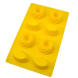 Moldões de cozimento Modelagem de sorvete de bolo de silicone molde o muffin cupcake molde Ferramentas de festa diy pan não-bastão