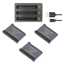 Аксессуары Новое двойное USB -зарядное устройство/Cargador для инста 3 360 UM x2 аккумулятор Insta360 One x2 аккумуляторная панорамная аксессуара камеры