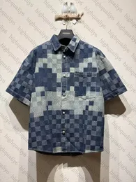 LL Camisa de marca de alta qualidade Primavera/verão Novo casaco de jeans de jeans de mosaico versátil camisa casual para homens e mulheres frete grátis