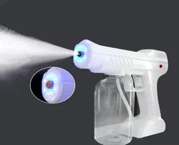 2020 Handhold 800ml Nano Disinfection Gun Rechargeable Blu Ray Anion Nano Spray Guns for saterizizing Home使用DHL 9572583