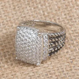 Designer David Yumans Yurma Jewelry Bracelet Ring Imitation Diamond Popular Button Thread Ring