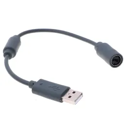 케이블 1pc 유선 컨트롤러 USB 브레이크 어웨이 어댑터 케이블 코드 Xbox 360 회색 23cm