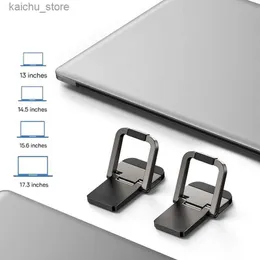 مكونات الكمبيوتر الأخرى حامل الكمبيوتر المحمول للوحة مفاتيح الكمبيوتر Stand Mini Portable Leg for MacBook Laptop Stand Huawei Laptop Aluminium Support Y240418