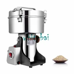 Mahlen große Kapazität 4500g Gewürz Kräuter Salz Reis Kaffeebohne Kakao Mais Pfeffer Sojabohnenblattmühle Lebensmittelpulver Mühle Maschine