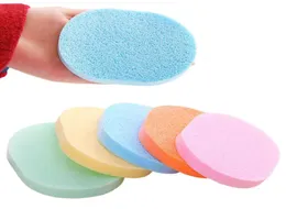 Hela Magic Face Cleaning Puff Wash Pad Tång Kosmetisk puff ansiktsrengöringskuddar Makeup Remover Sponge Exfoliator Scrub bea9962842