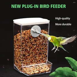 Andere Vogelversorgungen 1PCS Automatische Feeder No-Mess Parrot Cage Accessoires für Budeigar Canary Cockatiel Z1H0