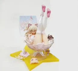 19 cm SkyTube Blade Chiyuru Lingerie Anime Figure Sexig kattflicka vuxen PVC actionfigurer Toy Japanese Collectible Model Doll Gift Q3241605