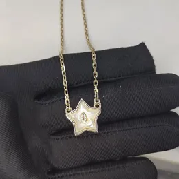 Designer Diamond Star Necklace Women's Clavicle Chain Jewelry
