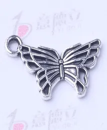 Schmetterling Anhänger Fitarmbänder oder Halskette Retro Antique Silverbronze Charms Diy Schmuck 500pcslot 3006Z8854802