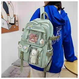 Sırt çantası genç kızlar kawaii kolej öğrenci çocuk kitap çanta çantası sırt çantası çalışma kadınlar dizüstü bilgisayar okulu kitapları için çantalar için