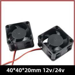 1pcs gdstime 40mm 24V 12V 5V 4020 미니 컴퓨터 케이스 냉각 팬 볼 베어링 슬리브 베어링 2pin 4cm 40x40x20mm