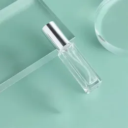 2024 NOWOŚĆ 10 ml Mini Perfume Spray Bottles Glass Butelka do przenośnych olejków podróżnych płynne pojemniki kosmetyczne perfumy Atomizer na przenośne