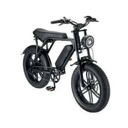 Bicicleta elétrica OUXI V8 Bicycle Scooter Electric Wide Wheel One Seat RidingRange Mile 50km