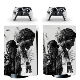 Joysticks of Last of Us Ellie Joel PS5ディスクスキンステッカープロテクターデカールカバーコンソールコントローラーPS5ディスクスキンステッカービニール
