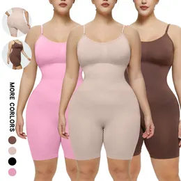 Grandes nádegas pós -parto levantando Shapewear sem costura para espartilhos femininos, suspensório completo, aperto da barriga e macacão embelezando corporal F41824