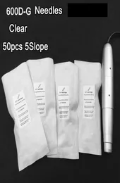 Pro 600DG 5 Slope Permanenta sminknålar 7mm ögonbrynsläppnålar för Nouveau Permanent Makeup Machine Pen7882879