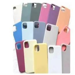 Płynny silikonowy telefon z mikro światłowodem na iPhone 15 pro Max Case gumowy tylna okładka anty-palca przeciwzroczówka z pakietem lo Go i detalicznym