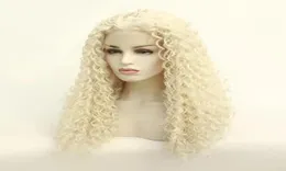 Ladies Front Lace Wig Curly Body Body Wavy Virgem Brasileira Europeia e Americana Estilo Popular Colors52097614841991