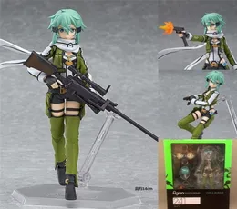 Cute Anime Sword Art Online Figure Brinquedos Figma 241 Sinon Asada Sao 2 PVC Action Figure Collection Model Kids Toys Doll 15cm C9975874